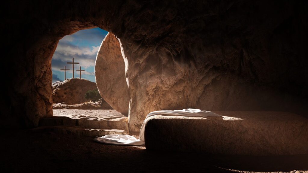 Jesus' empty tomb north m street church of christ tulare tomb